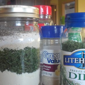 Easy homemade version of Hidden Valley ranch dressing mix. Can be used to make salad dressing or dip.
