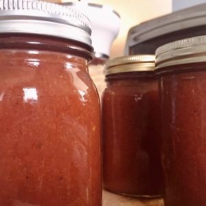 If you have never canned before, try canning some homemade barbecue sauce from fresh tomatoes. Homemade is best!