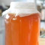 Brew your own kombucha at home! Easy kombucha recipe for beginners.
