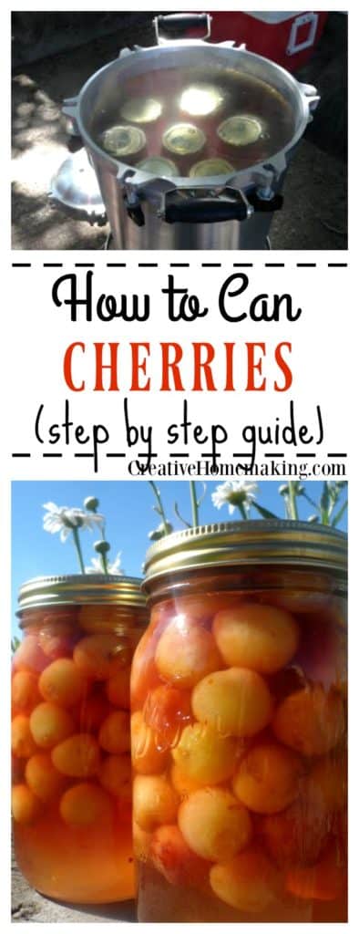 Canning cherries. Learn how to can cherries so that you can enjoy them all winter long.