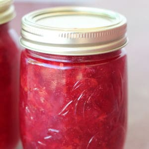 Tips for making and canning cherry jam with liquid pectin. Easy recipe for beginning canners.