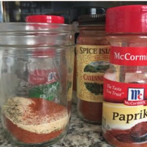 Easy homemade chicken fajita seasoning mix made from scratch. All natural and no additives or preservatives.