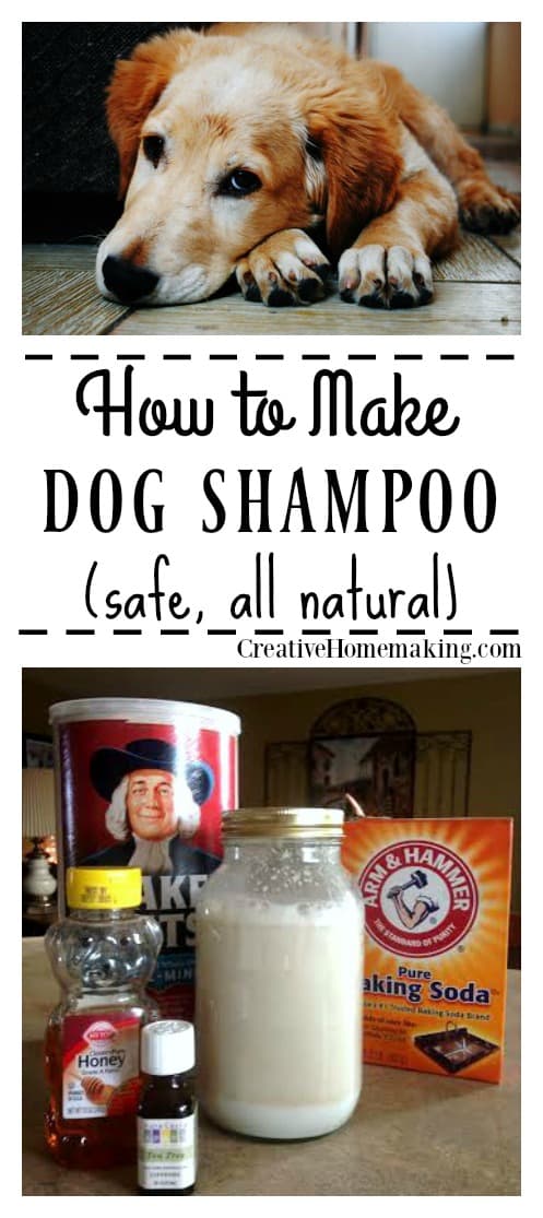 Homemade Dog Shampoo - Creative Homemaking