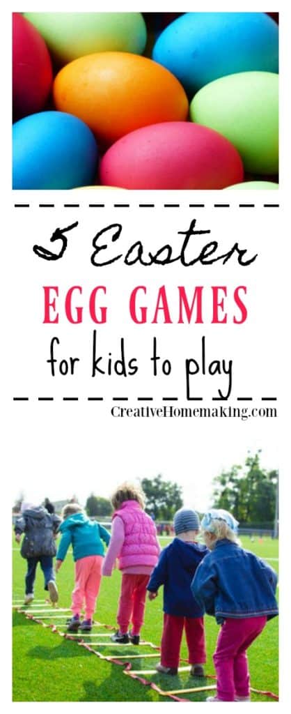 5 fun traditional Easter egg games that can be played in the classroom or playground.