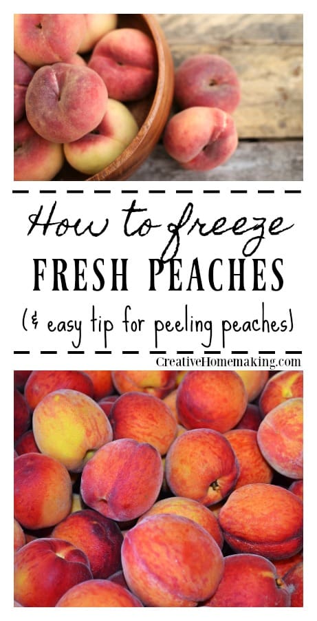 Freezing peaches is easy with these helpful tips. Learn how peel peaches easily and effortlessly!