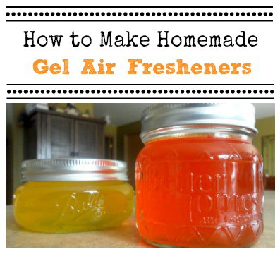 Step-by-step instructions for making your own easy DIY gel air fresheners. Make in all your favorite scents!