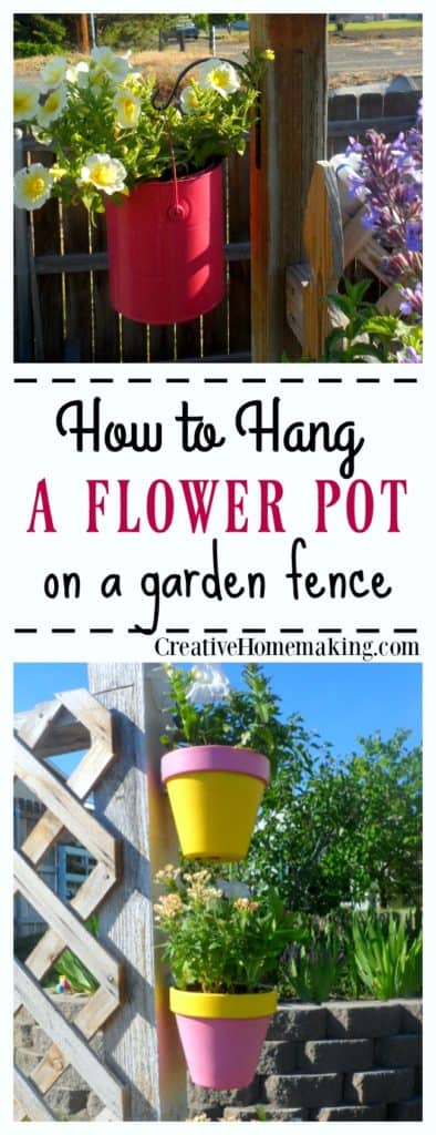 Creative ideas for decorating your backyard fence with DIY flower and herb planters.