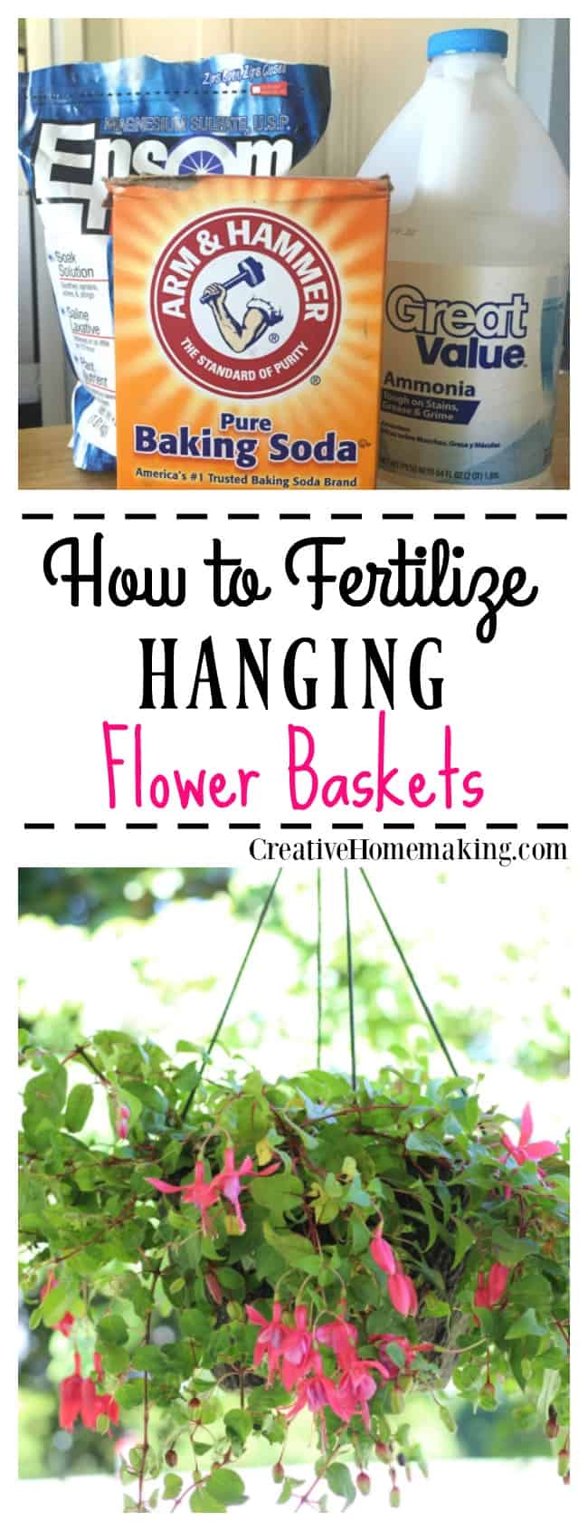 How to Fertilize Hanging Flower Baskets Creative Homemaking