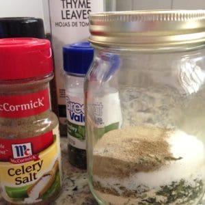 Easy recipe for Italian seasoning mix for dips and dressings.