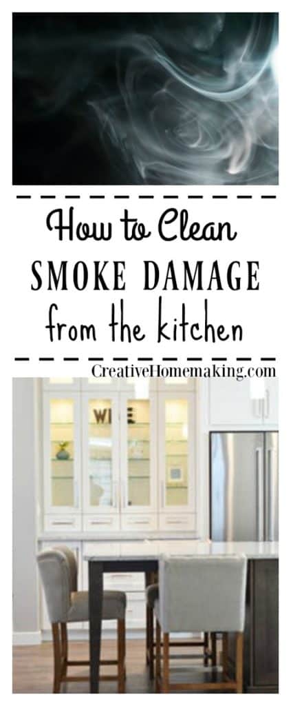 Cleaning kitchen smoke damage. Expert tips to reduce the appearance and odor of smoke damage in your kitchen.