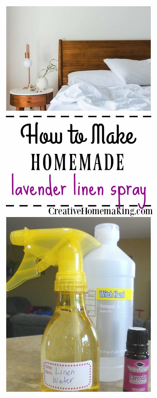 How to Make Lavender Linen Spray Creative Homemaking