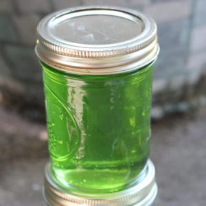 Easy recipe for canning mint jelly. Canning for beginners.
