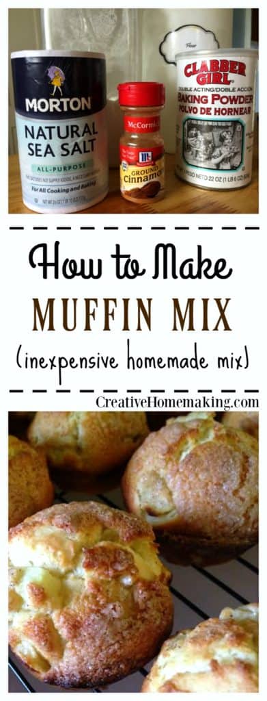 Easy basic homemade muffin mix that you can make muffins in a hurry any time.