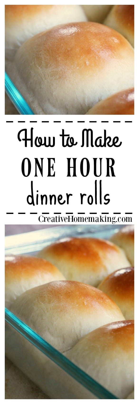 One Hour Dinner Rolls: Quick and Easy Homemade Rolls! - Creative Homemaking