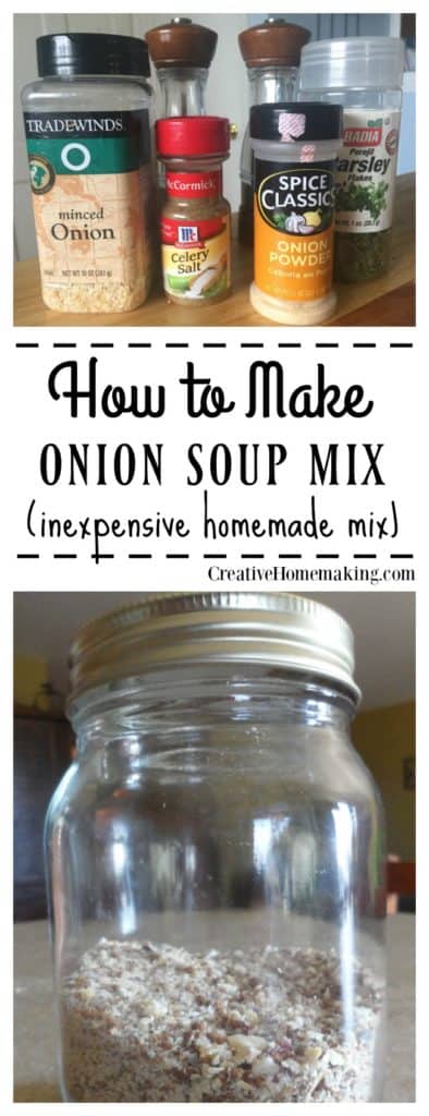 You can make your own homemade onion soup mix like Liptons for pot roast, pork chops, meatloaf, casseroles, soup, or dip with just a couple easy ingredients.