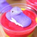 These peeps pudding cups are a fun Easter treat for kids.