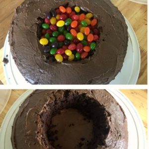 How to make an easy pinata cake your kids will love from your favorite store bought cake mix.