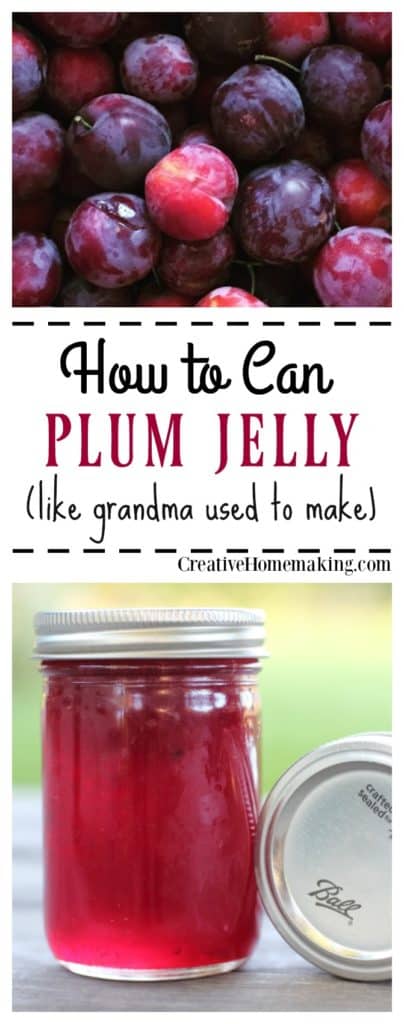 Easy recipe for canning plum jelly. Learn how to make jelly like a pro, just like grandma did.