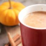 Looking for an easy crock pot beverage for the holiday season? This crock pot pumpkin spice latte tastes as great as it smells!