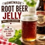 Learn how to make root beer jelly with this easy step-by-step recipe. A great beginner-friendly jelly that’s perfect for gifting and pantry storage. Also try fruit jellies like blackberry, strawberry, and grape jelly.