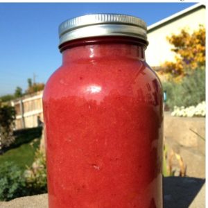 Canning strawberry applesauce. How to make homemade strawberry (or any flavor) applesauce to eat, can, or freeze.