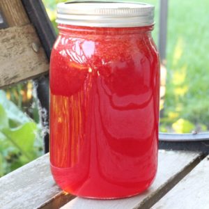 Canning strawberry lemonade concentrate. How to make fresh strawberry lemonade concentrate now to enjoy all fall and winter.