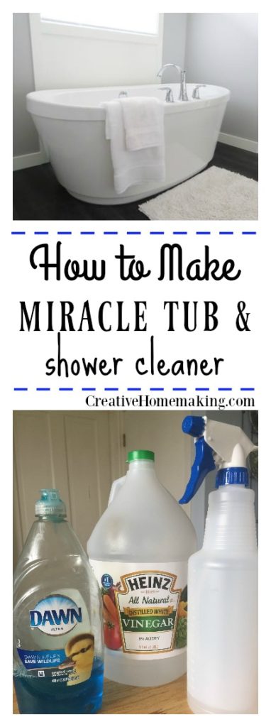 DIY Shower and Tub Cleaner (Amazing Results! 2 ingredients.)