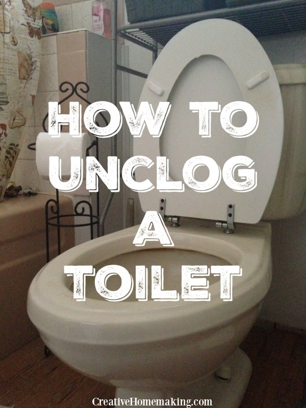 Two different methods of unclogging a toilet explained by an expert plumber. The good news is that anyone can learn to unclog a toilet!