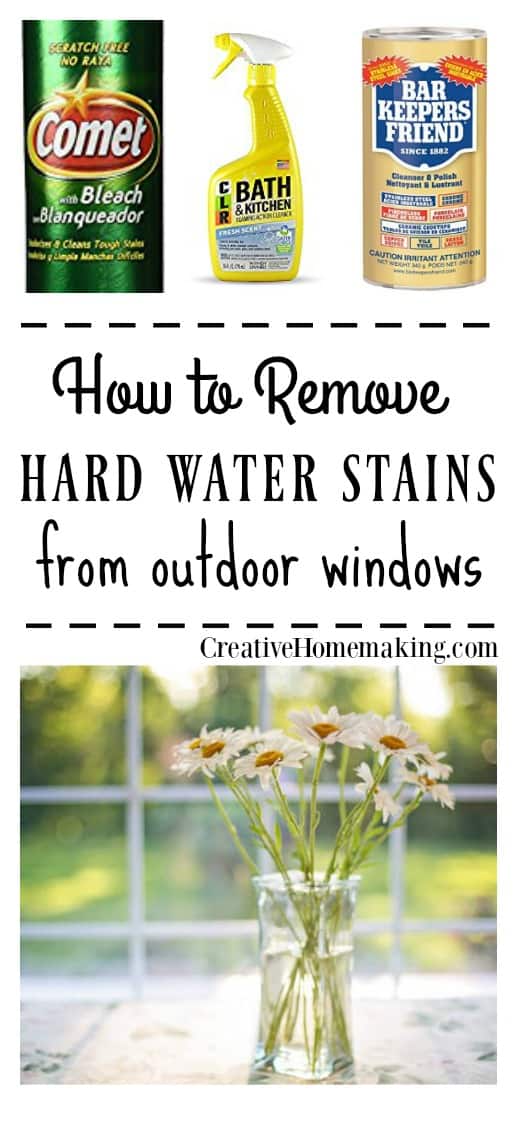Removing Water Marks from Windows Creative Homemaking