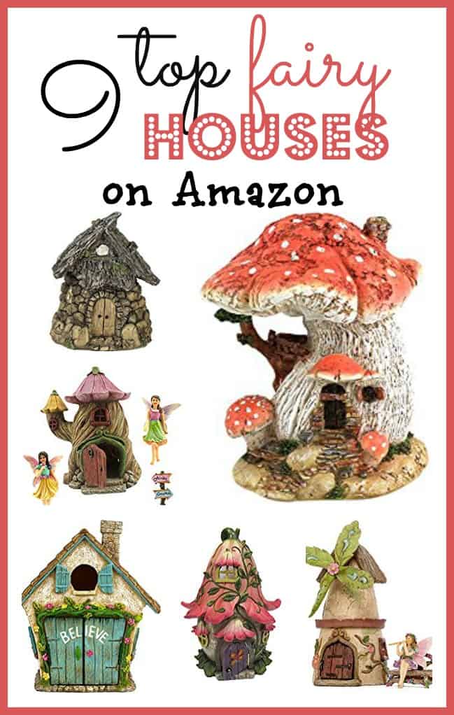 Top 9 fairy garden houses that you can order today from Amazon to accessorize your fairy garden or miniature garden.