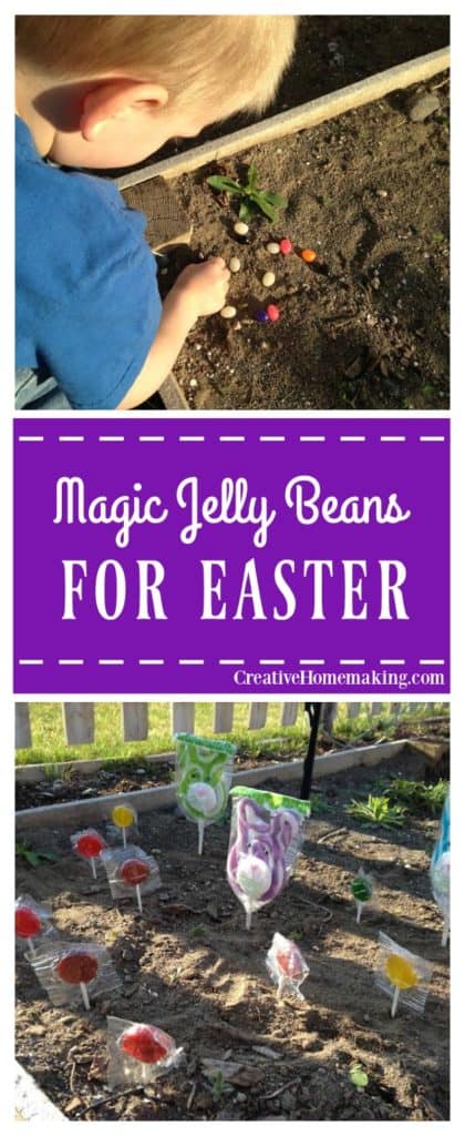 Surprise your kids this Easter with magic jelly beans that grow into lollipops!