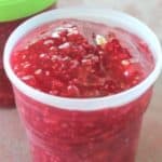 Easy step by step recipe for making raspberry freezer jam