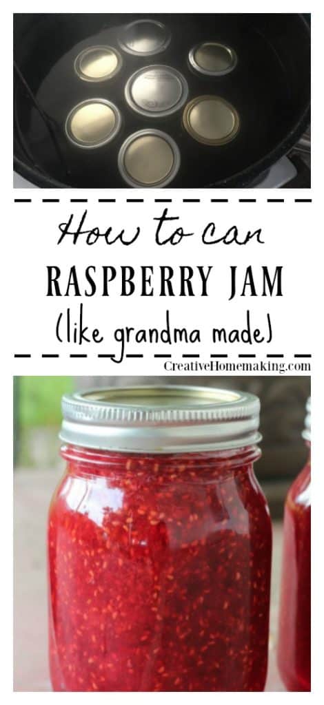 Recipe for canning raspberry jam. Easy recipe for beginning canners. Learn how to make raspberry jam just like grandma made!