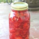 Easy recipe for canning strawberry pie filling. Easy recipe for beginning canners.