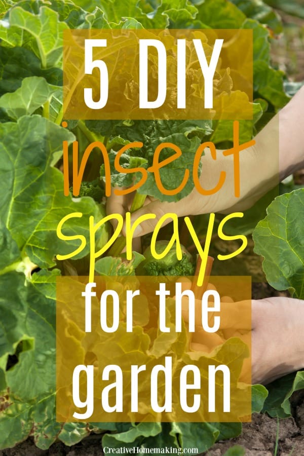 5 Diy Bug Sprays For The Garden Creative Homemaking