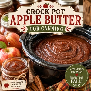 Crock Pot Apple Butter for Canning