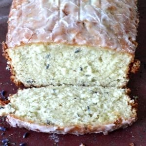 Easy recipe for lavender tea bread, a delicious quick bread to make for summer tea parties.