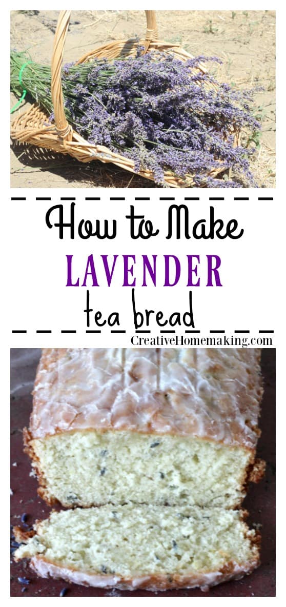 Easy recipe for lavender tea bread, a delicious quick bread to make for summer tea parties.