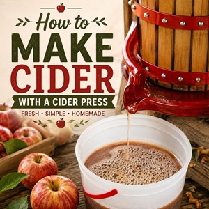 How to Make Apple Cider with a Cider Press