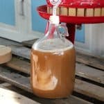 Easy hard cider recipe that anyone can make. Learn how to make homemade hard cider from fresh apple cider. One of my favorite fall recipes!