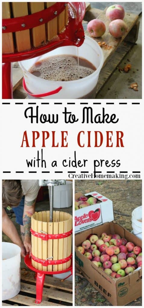 How to make cider with a apple cider press. Fun fall activity for the entire family, start a new yearly tradition your family will enjoy for generations.