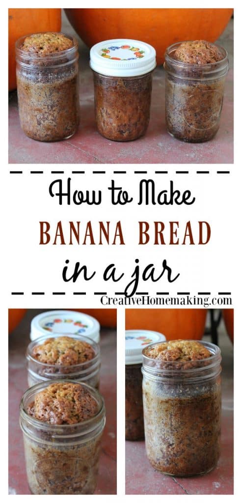 This easy banana bread in a jar recipe is a great gift idea for Christmas!