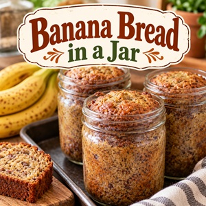 Banana Bread in a Jar: A Homemade Gift Idea