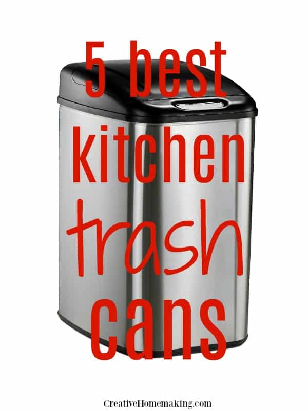 The best 5 kitchen trash cans of 2019 reviewed. The best stainless steel model, best no touch, best for small kitchens, best decorative, and best value.