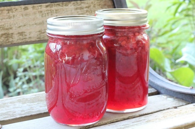 Easy recipe for canning strawberry lemonade jam.