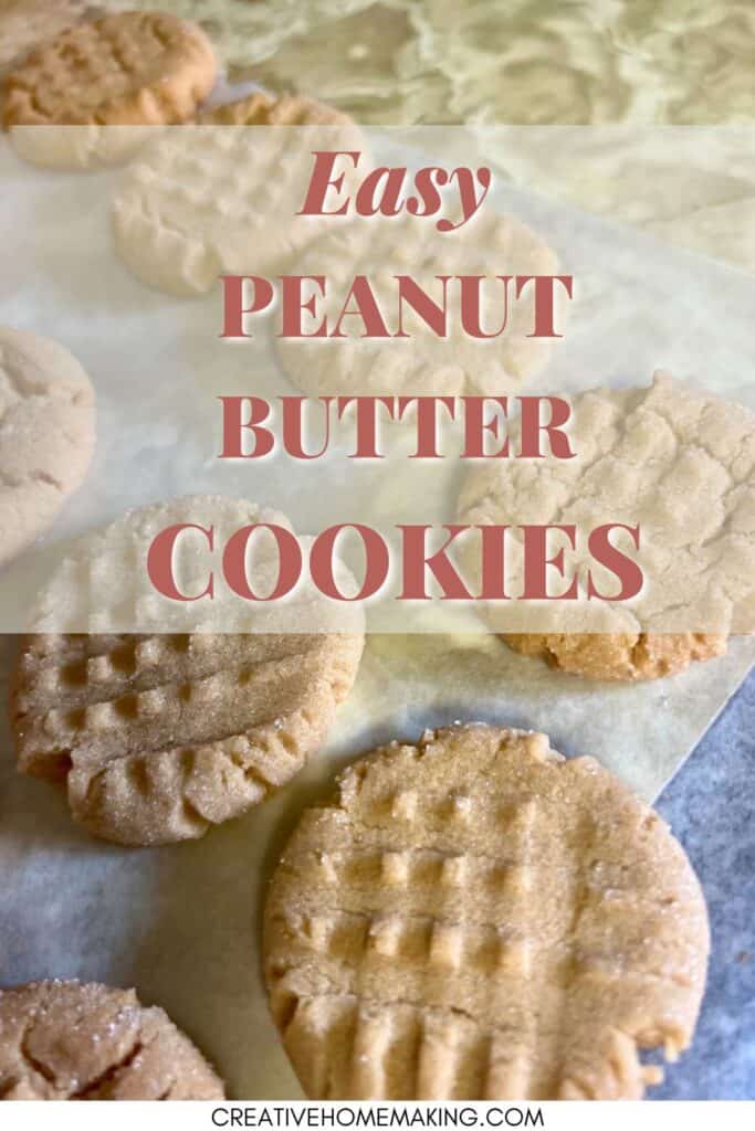 Easy peanut butter cookies recipe. One of my favorite easy dessert ideas for summer.