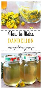 Dandelion Syrup - Creative Homemaking