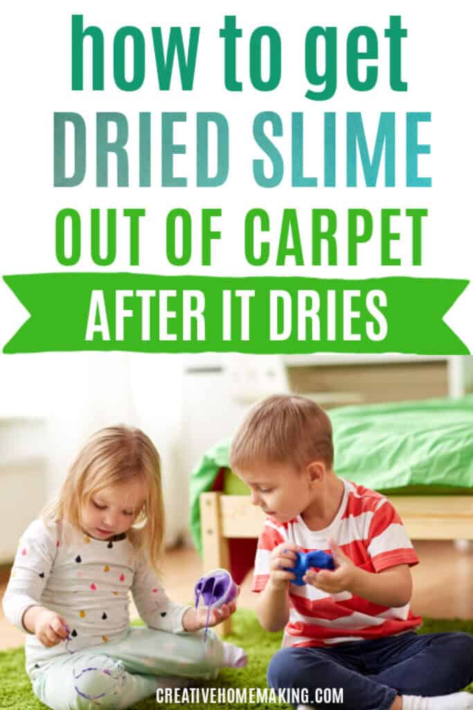 How To Get Dried Slime Out Of Carpet