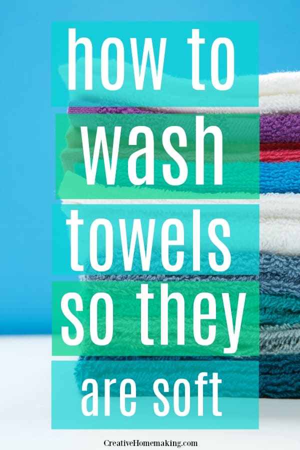 How to Wash Towels so They are Soft - Creative Homemaking