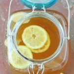 Easy lemon ginger kombucha recipe. How to make lemon ginger kombucha and its many benefits.
